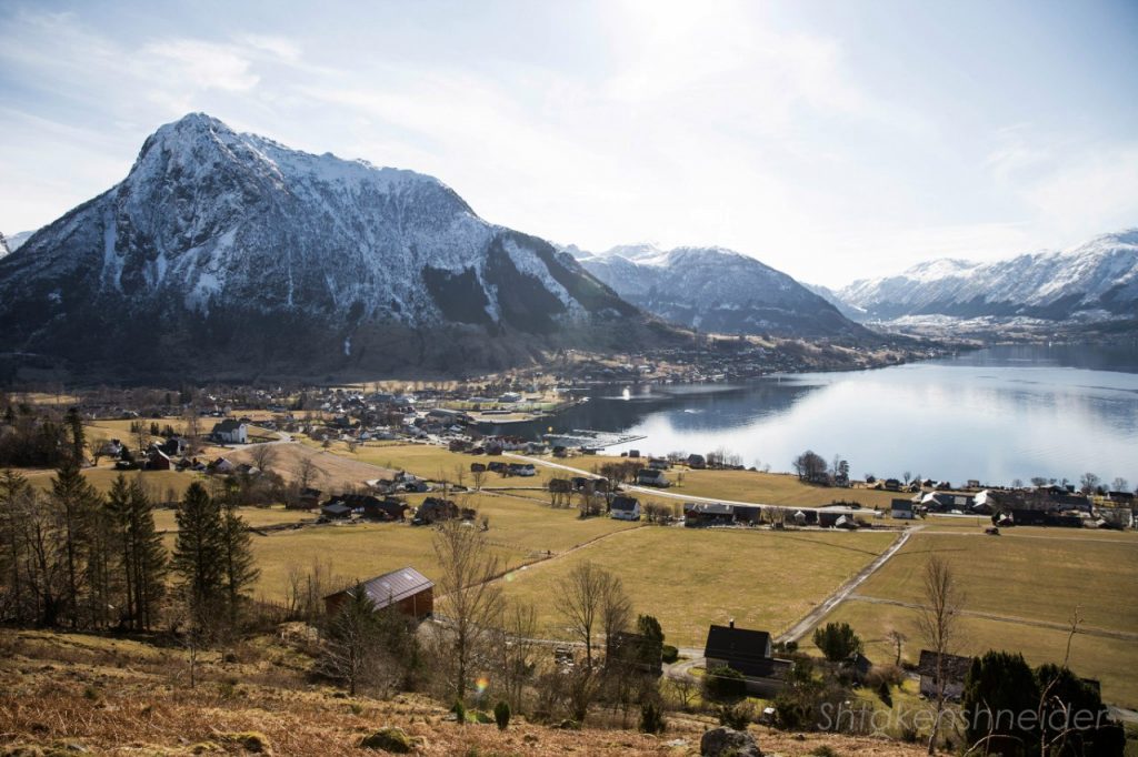 Вид на марину Русендаля, Норвегия