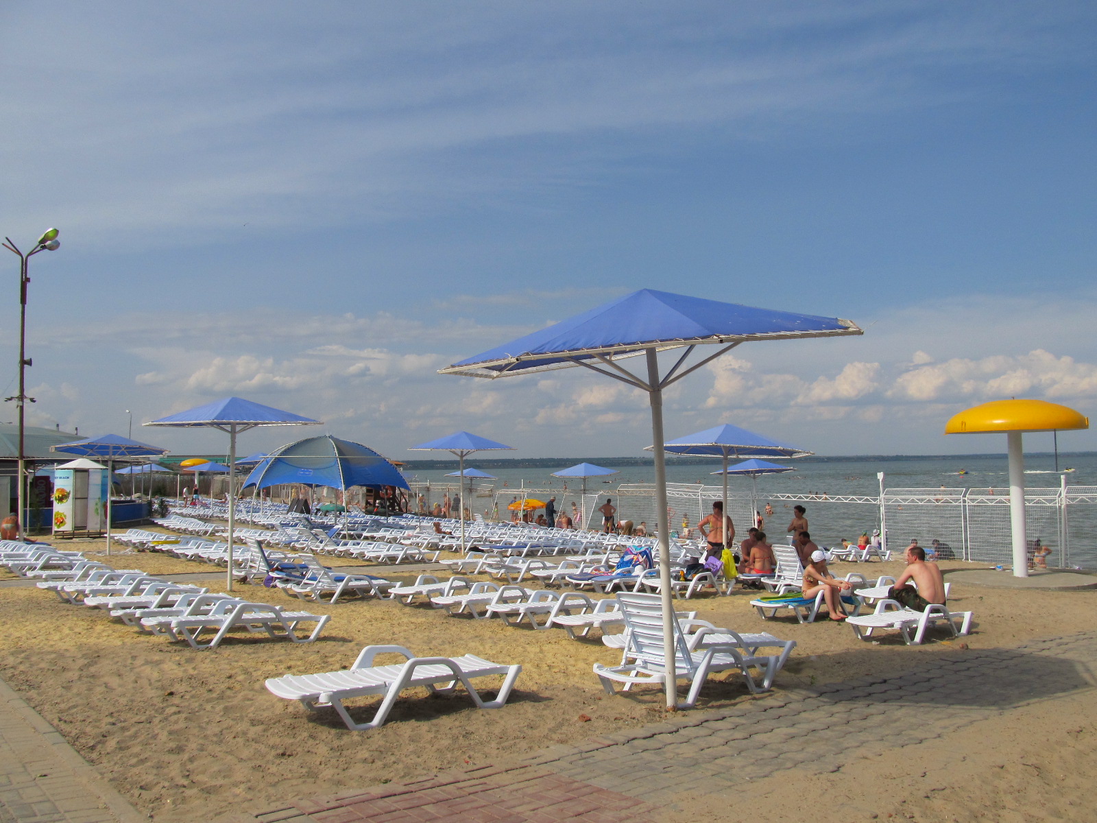 Пляж "Елисеевский" в Таганроге